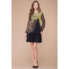 Платье Svetlana Style 1054 черный с оливой Платье Svetlana Style 1054 черный с оливой