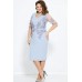 Платье Mira Fashion 4762 голубой