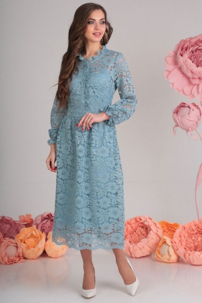 Платье SandyNa 13503-4 бледная мята