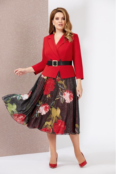 Платье Mira Fashion 4988 красный