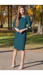 Платье B&F 1812 зеленые тона