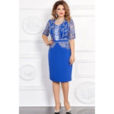 Платье Mira Fashion 4651 васильковый Платье Mira Fashion 4651 васильковый
