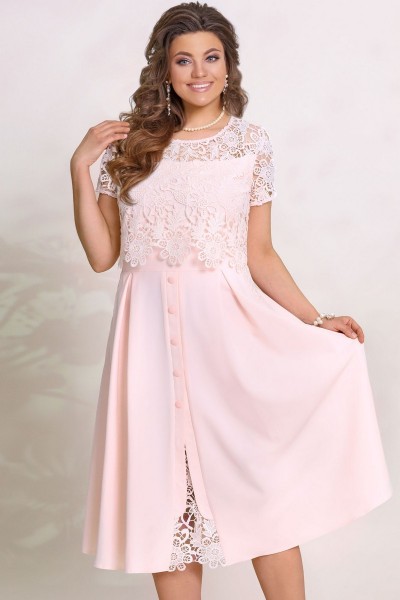 Платье Vittoria Queen 8473/2 пудровый