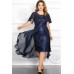 Платье Mira Fashion 4655-2 тёмно-синий