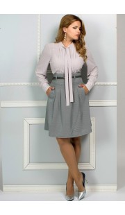 Юбка Медея и К 1692 "серый кубик"