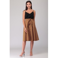 Юбка SandyNa 13730 желто-коричневый Юбка SandyNa 13730 желто-коричневый