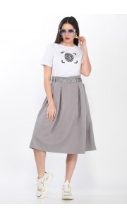 Юбка Juliet Style D140 серые тона
