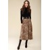 Юбка Teffi style 1445 коричневые тона