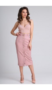 Юбка SandyNa 13967 розовые тона
