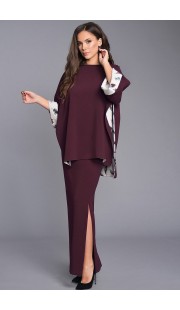Юбка Teffi style 1287 пурпурный