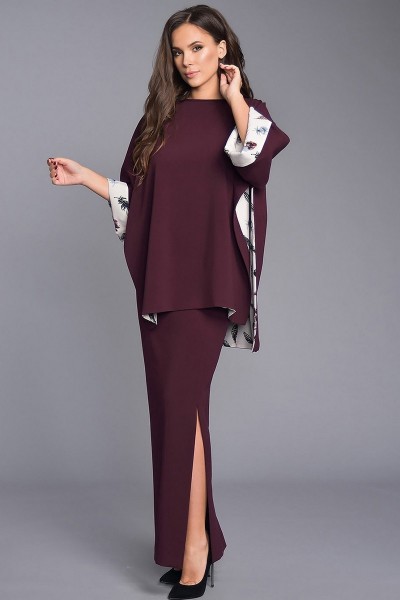 Юбка Teffi style 1287 пурпурный